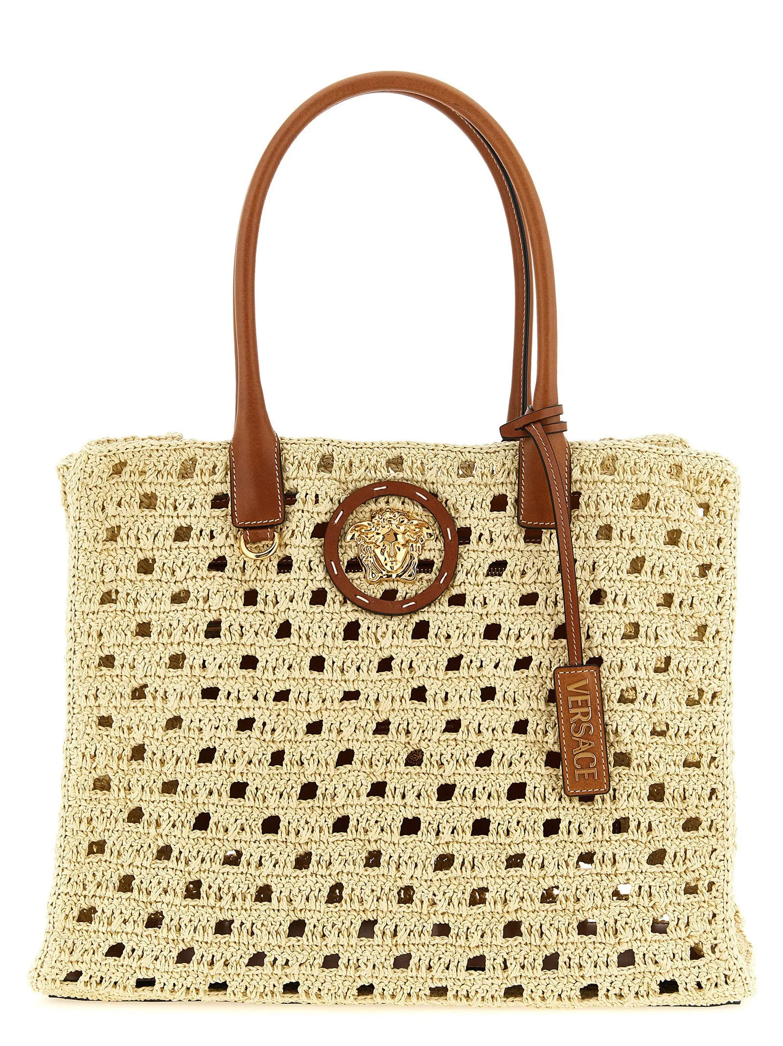 La Medusa Tote Bag Beige sold by Wanan Luxury