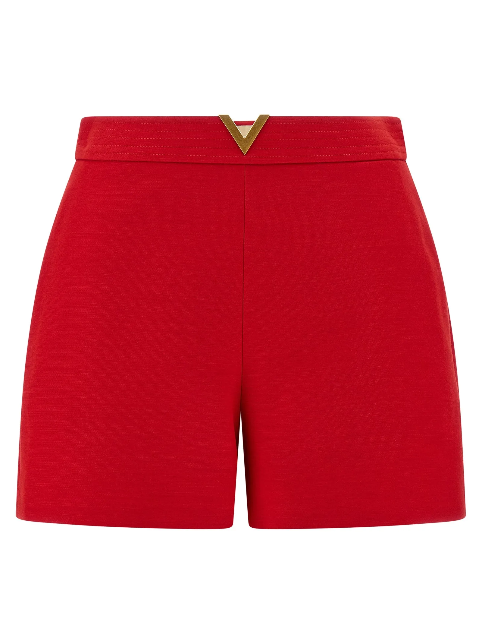 Valentino Garavani Vgold Shorts Bermuda And Short Red sold by Wanan Luxury