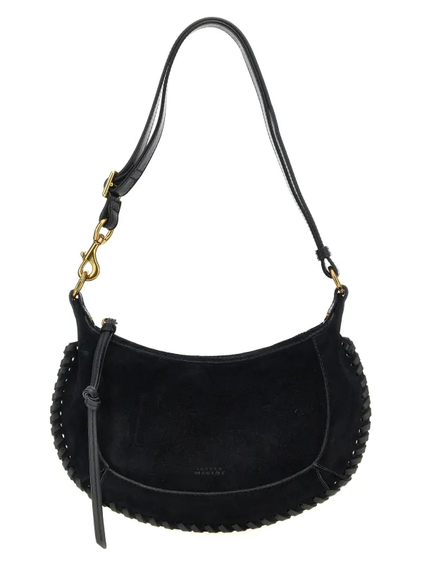 Oskan Moon Shoulder Bags Black made by Isabel Marant