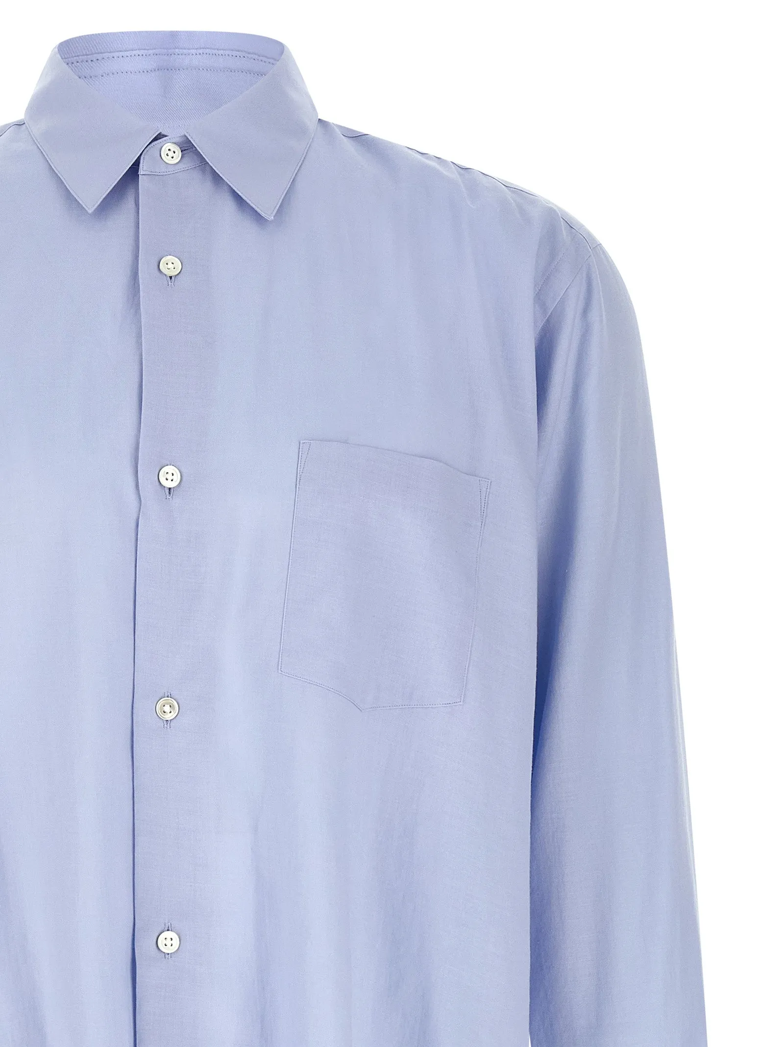 Cotton And Silk Shirt Shirt And Blouse Light Blue sold by Wanan Luxury product image thumbnail 3