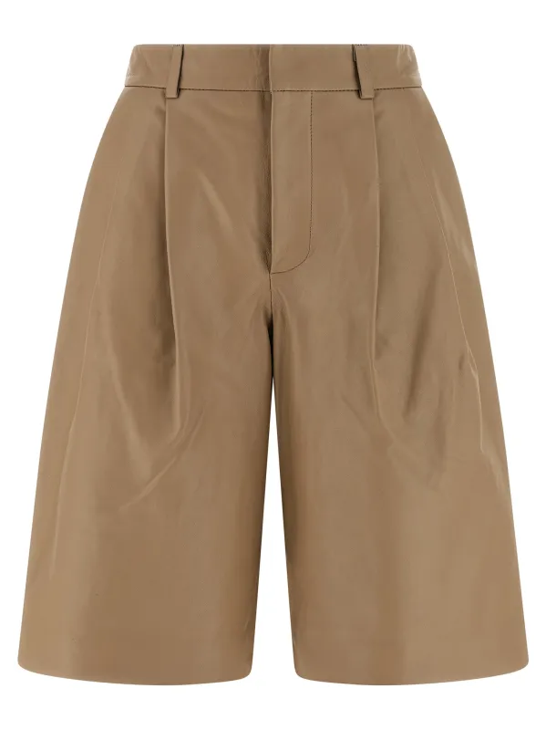 Tassel Bermuda Shorts Bermuda And Short Beige sold by Wanan Luxury