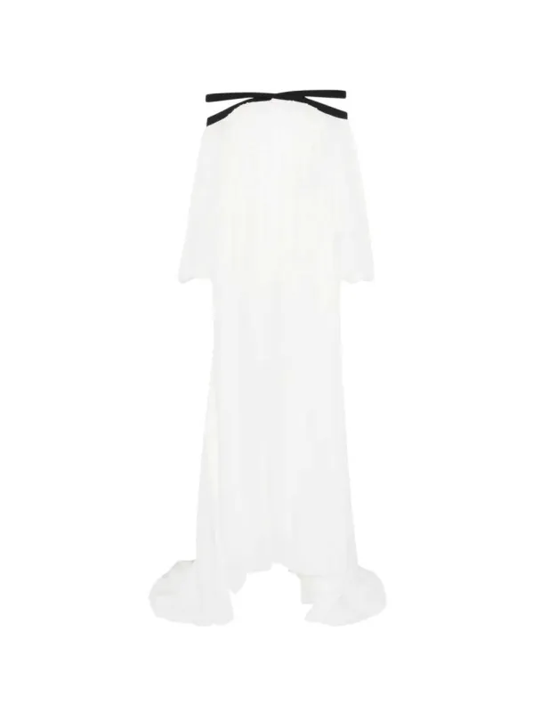 Long Dress With Black Detail sold by Wanan Luxury