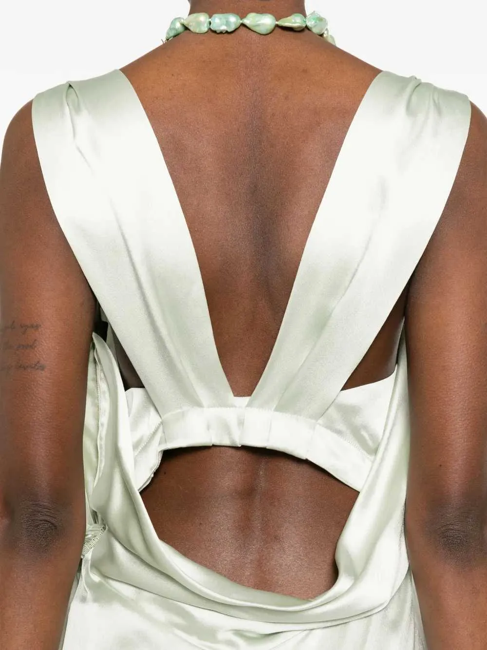 Long Draped Dress sold by Wanan Luxury product image thumbnail 5
