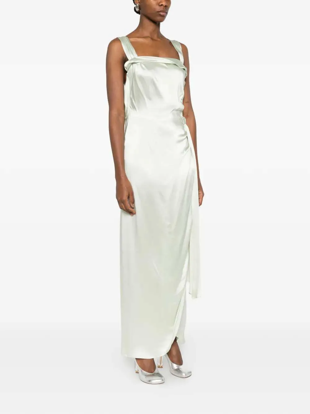 Long Draped Dress sold by Wanan Luxury product image thumbnail 3