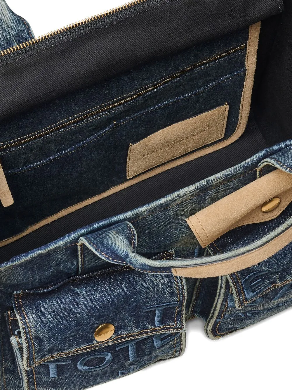 The Medium Tote Denim Tote sold by Wanan Luxury product image thumbnail 4