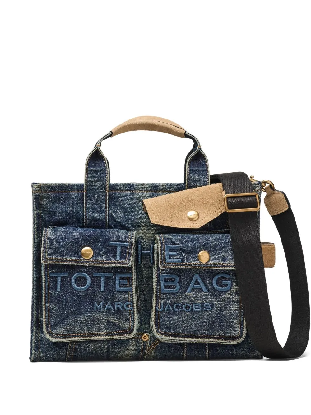 The Medium Tote Denim Tote sold by Wanan Luxury