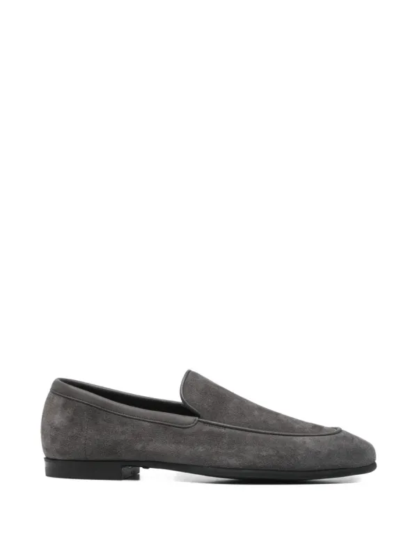 Tyne Suede Leather Loafers sold by Wanan Luxury