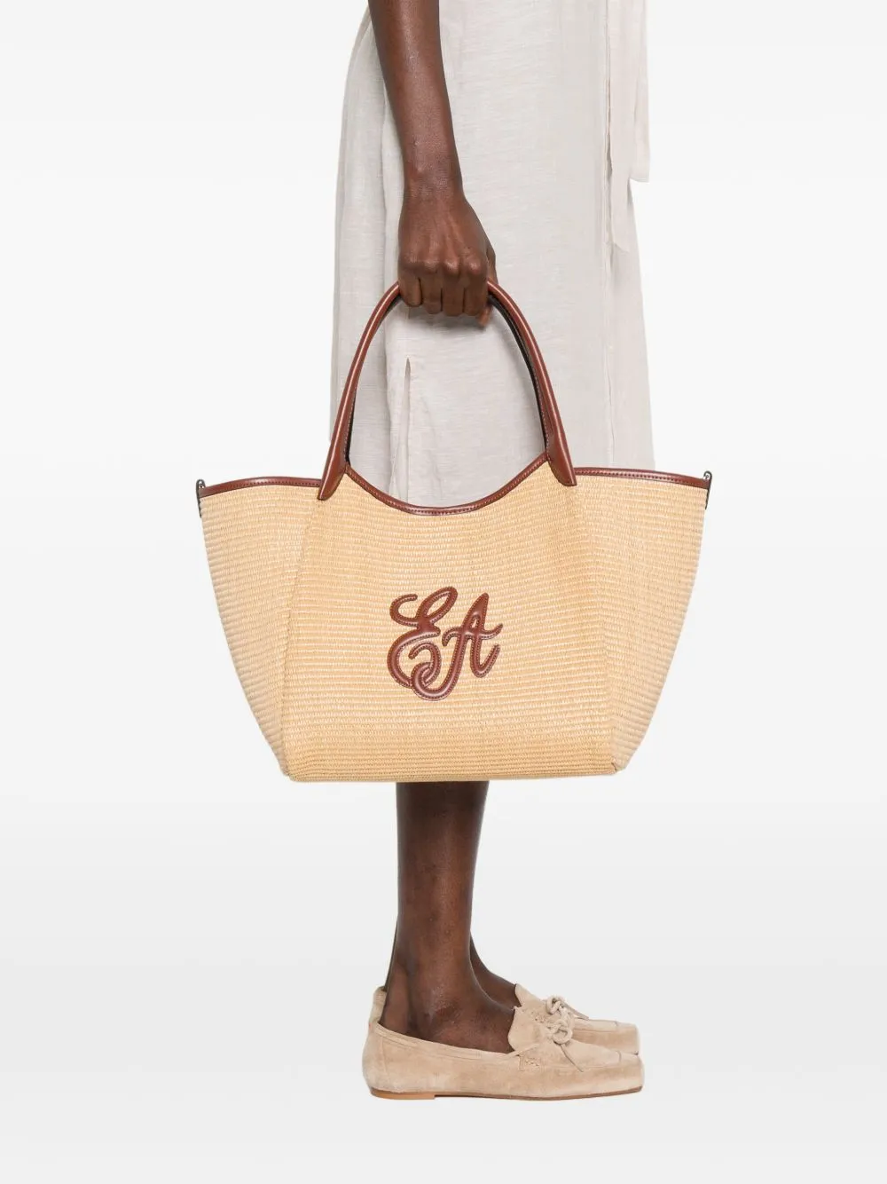 Medium Straw Tote Bag sold by Wanan Luxury product image thumbnail 5