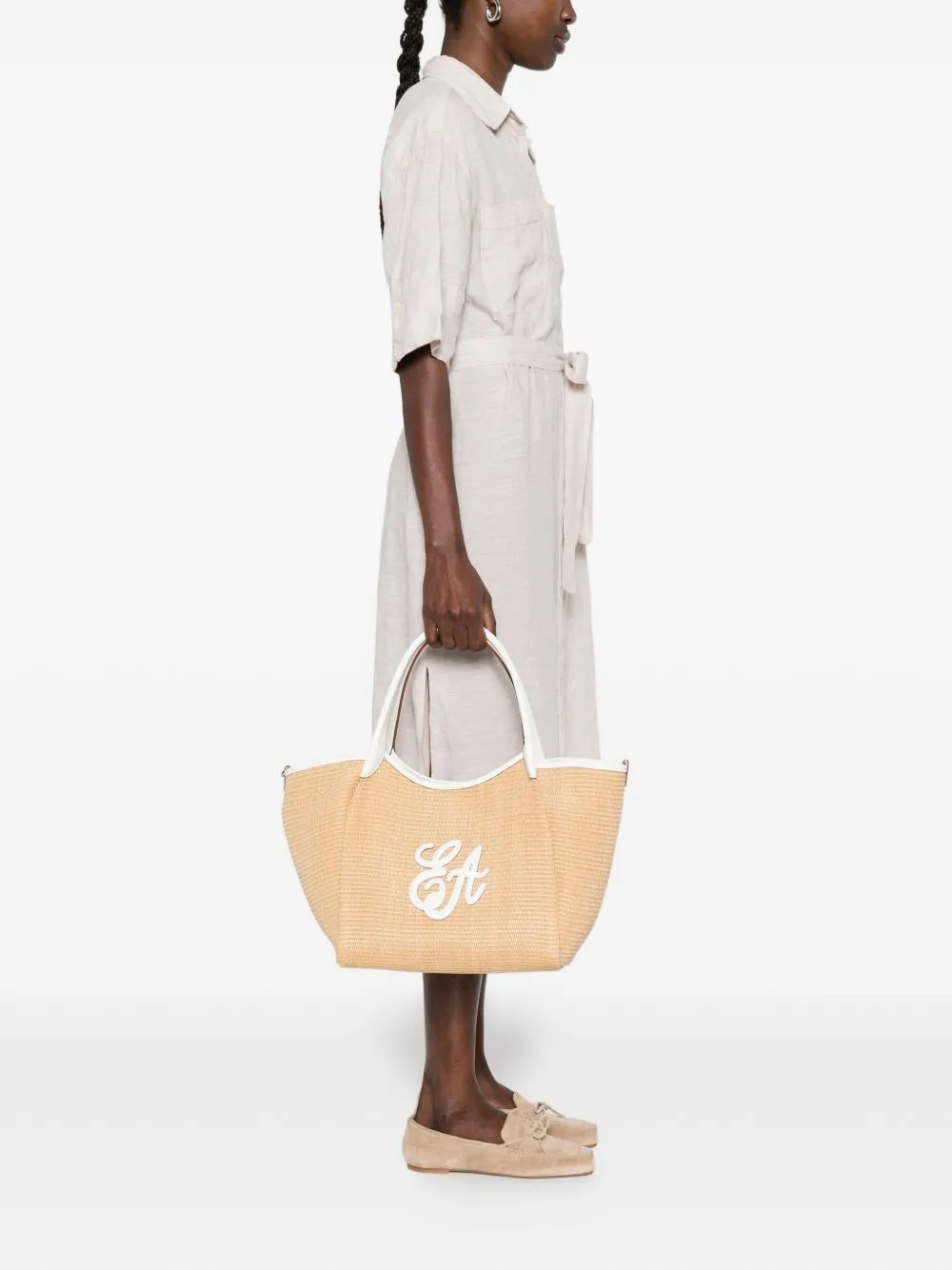 Medium Straw Tote Bag sold by Wanan Luxury product image thumbnail 5