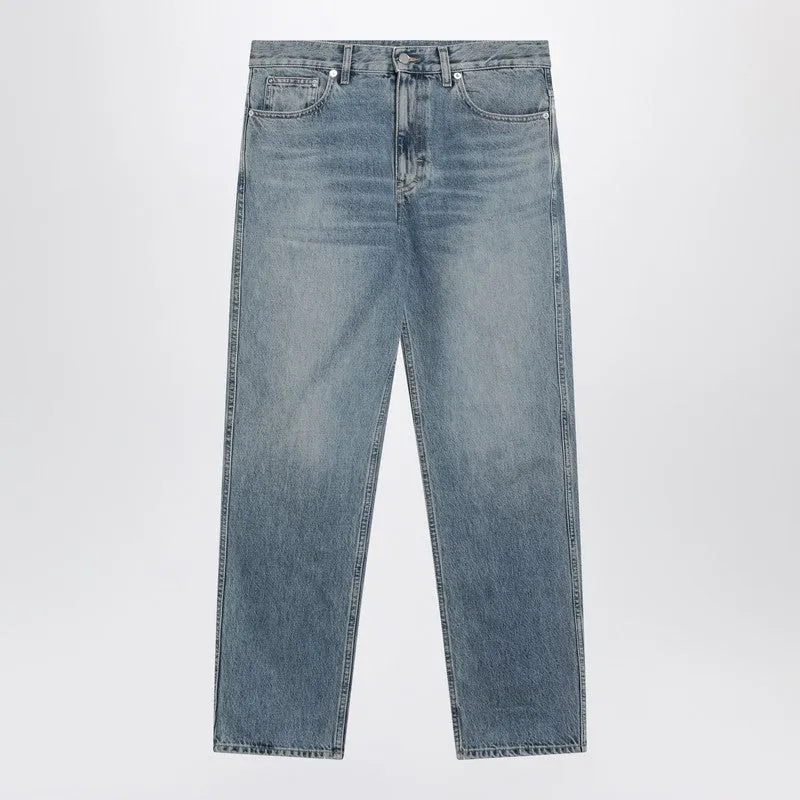 Light Blue Délavé Slim-Fit Jeans sold by Wanan Luxury