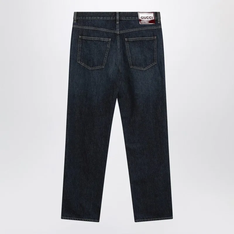 Blue Délavé Slim-Fit Jeans sold by Wanan Luxury product image thumbnail 2