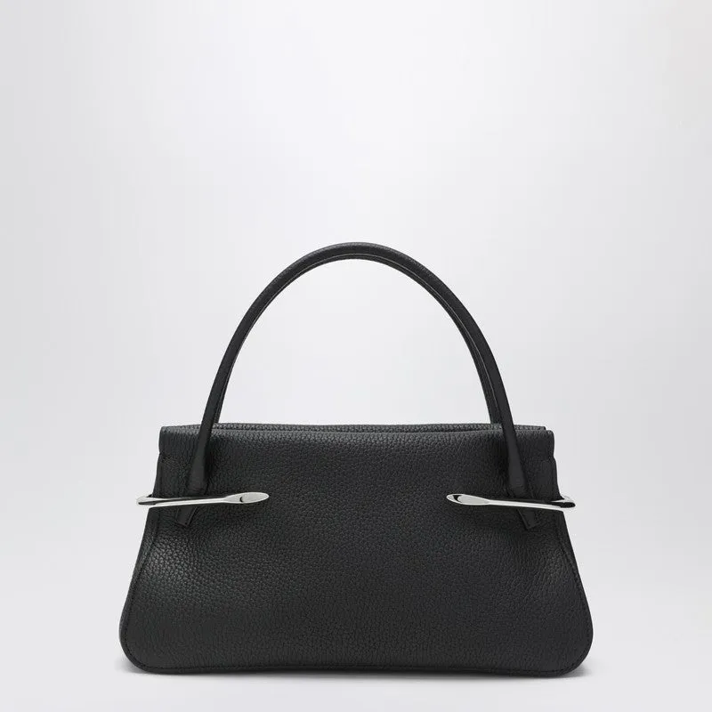 Medium Black Pinch Bag In Grain Leather sold by Wanan Luxury product image thumbnail 2