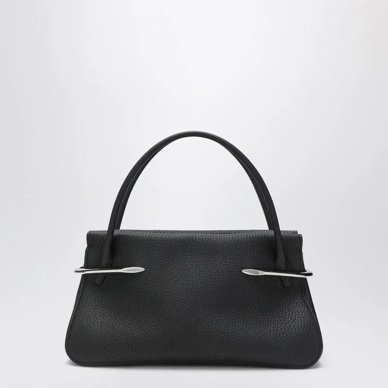 Medium Black Pinch Bag In Grain Leather sold by Wanan Luxury
