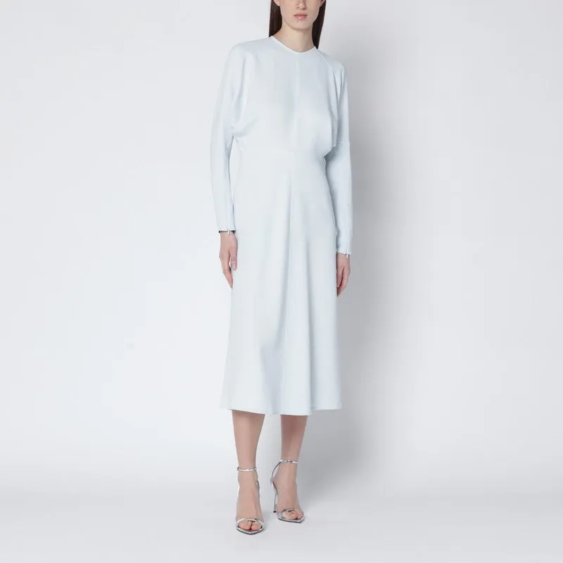 Ice Blue Dolman Midi Dress sold by Wanan Luxury