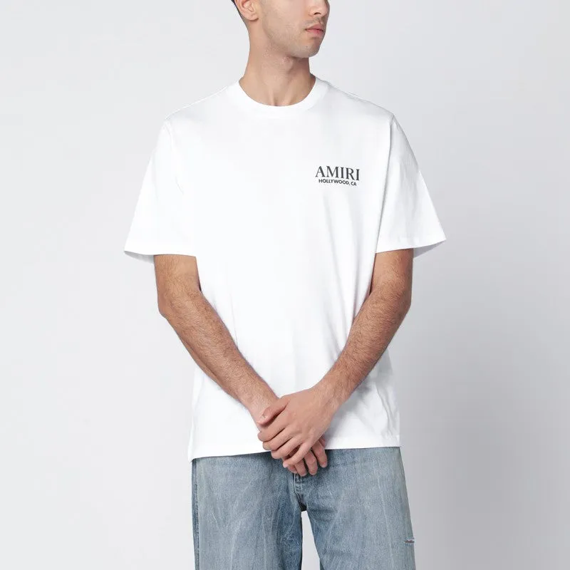 Bones Stacked White T-Shirt made by AMIRI