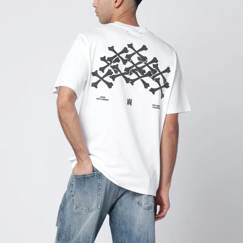 Bones Stacked White T-Shirt sold by Wanan Luxury product image thumbnail 2