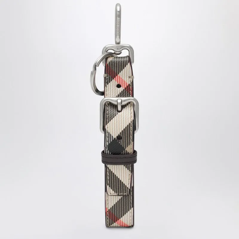 Beige Check Keychain sold by Wanan Luxury