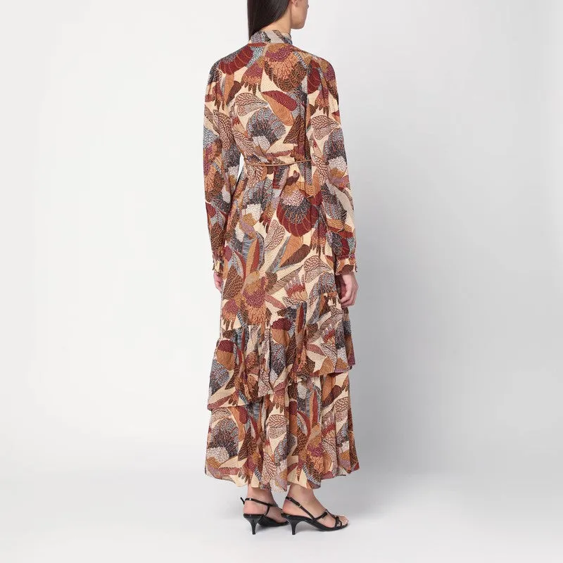 Long Dress With Cream-Colored Print sold by Wanan Luxury product image thumbnail 2