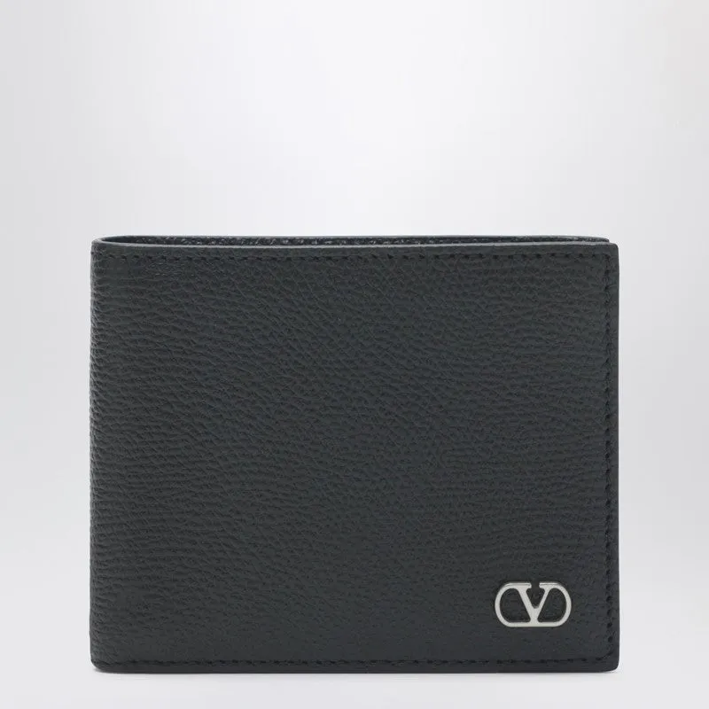 Black Vlogo Signature Bi-Fold Wallet sold by Wanan Luxury