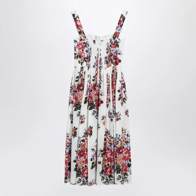 White Dress With Floral Print sold by Wanan Luxury product image thumbnail 2