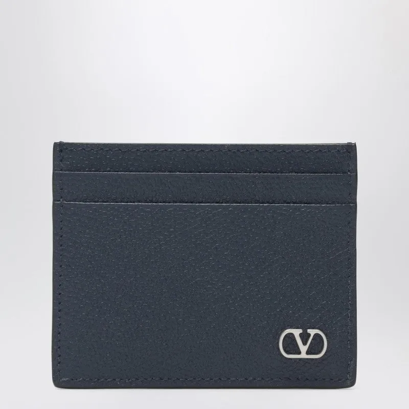 Vlogo Signature Blue Card Holder sold by Wanan Luxury