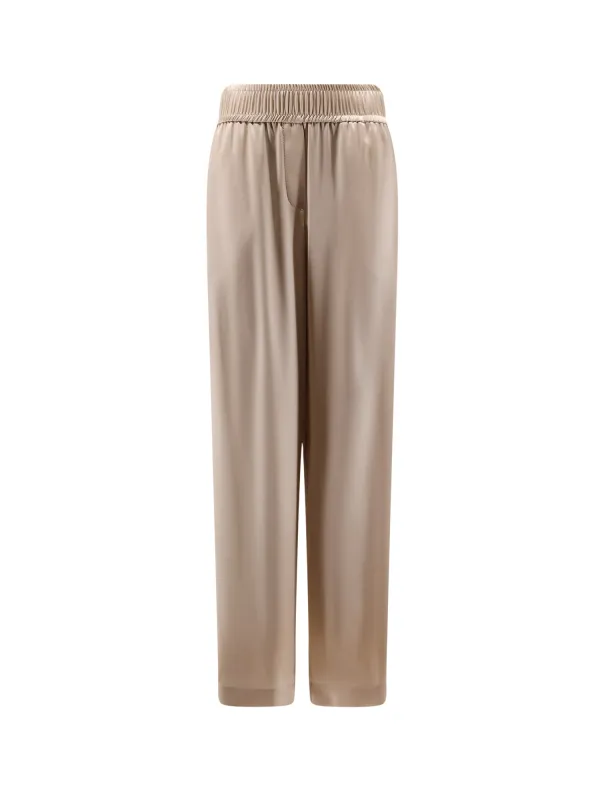Stretch Silk Trousers sold by Wanan Luxury