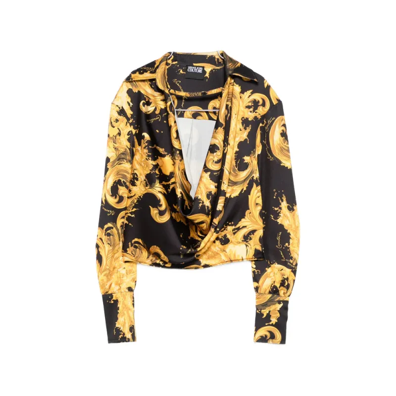 Shirts Black, Gold made by Versace