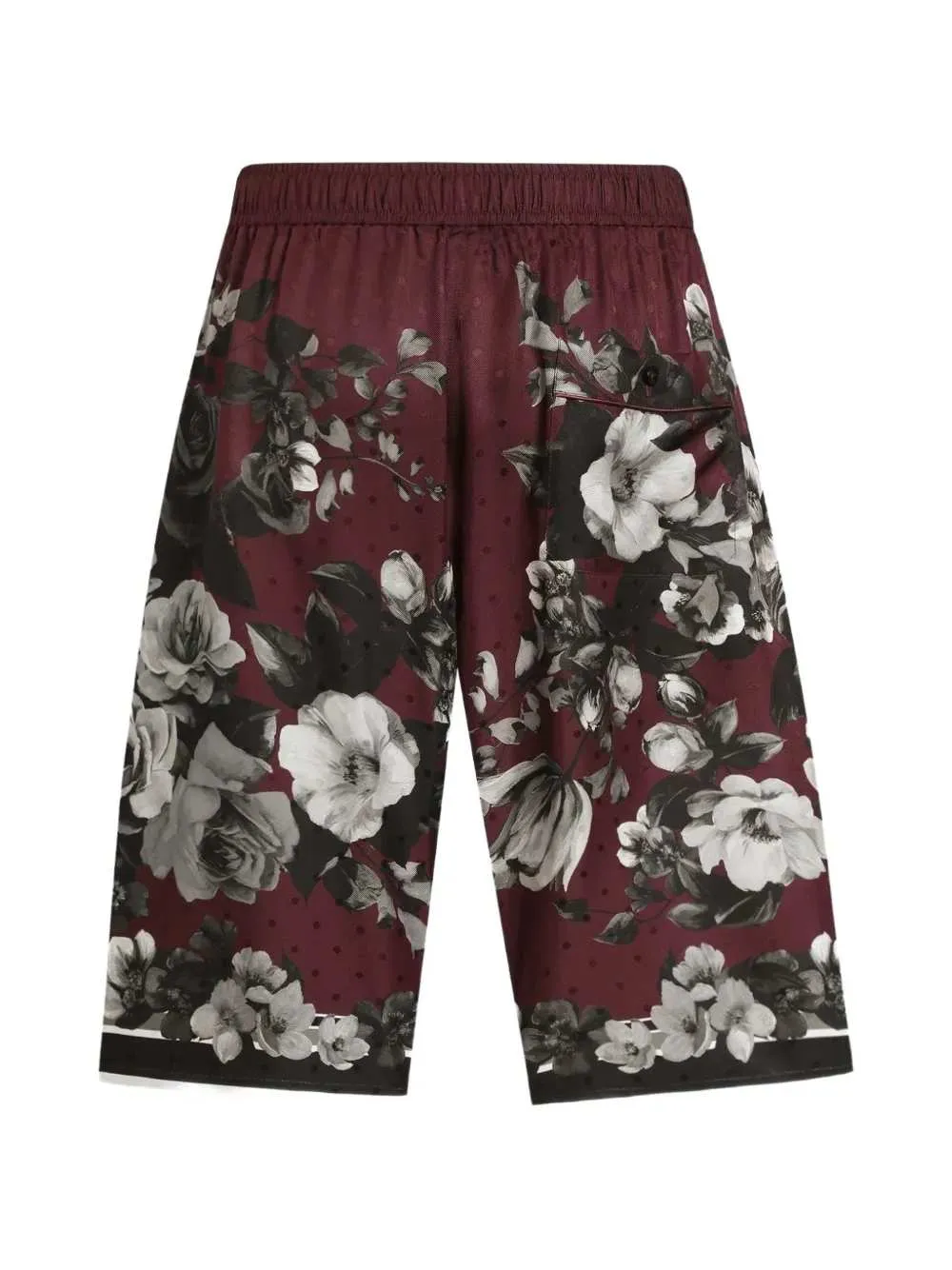 Vanity Twill Trousers With Peony Foliage Print sold by Wanan Luxury product image thumbnail 2