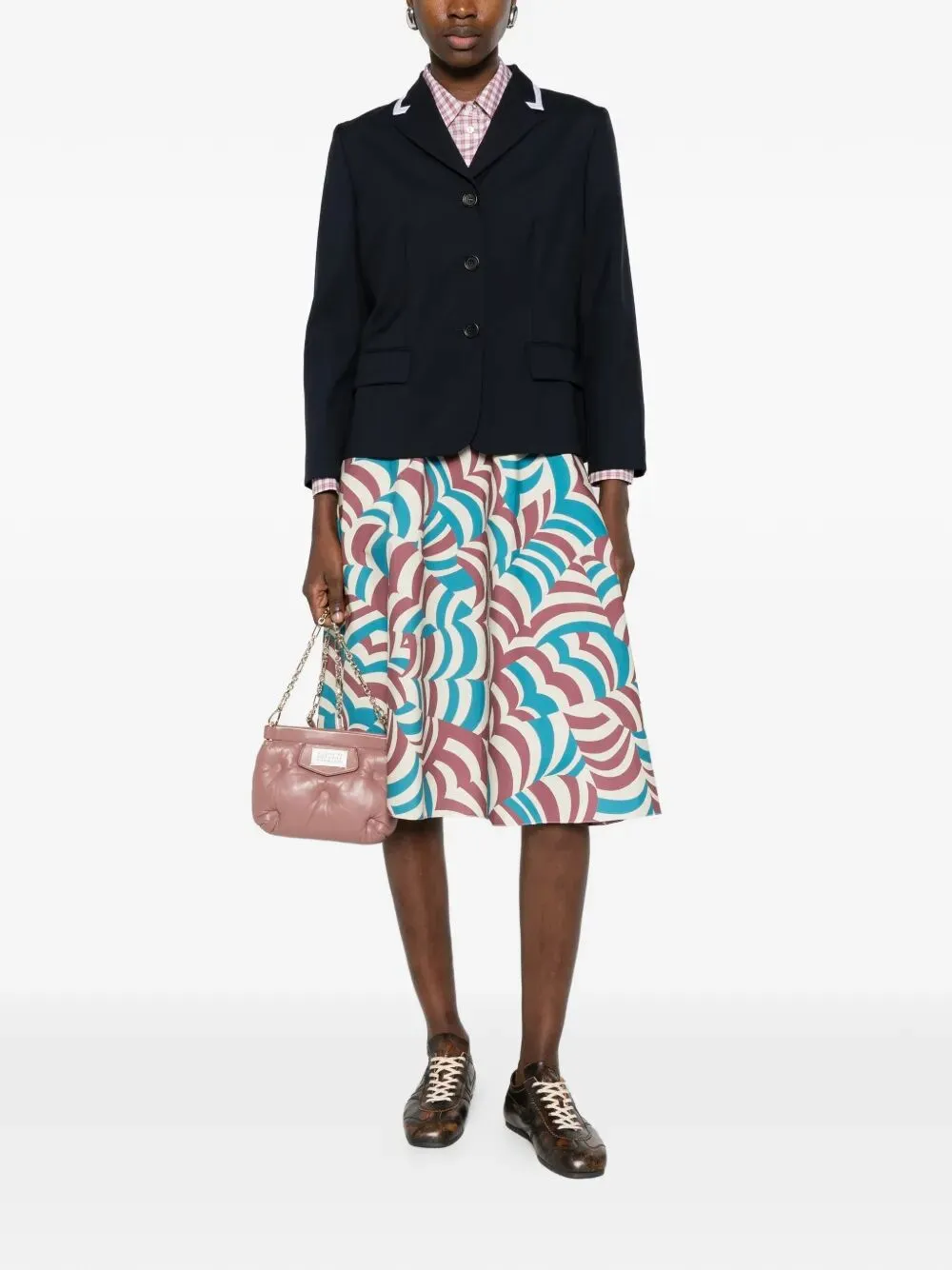 Printed Cotton Midi Skirt sold by Wanan Luxury product image thumbnail 2