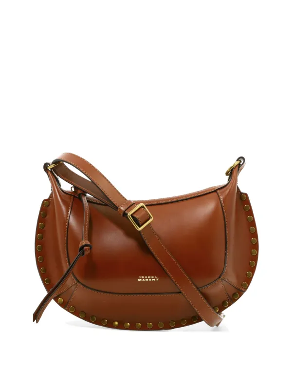 Oskan Moon Shoulder Bags Brown sold by Wanan Luxury