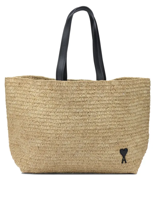 Ami De Coeur Shoulder Bags Beige made by Ami