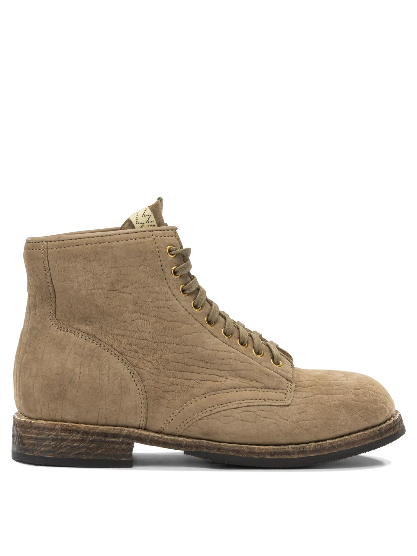Brigadier Mid Folk Boots And Ankle Boots Beige sold by Wanan Luxury