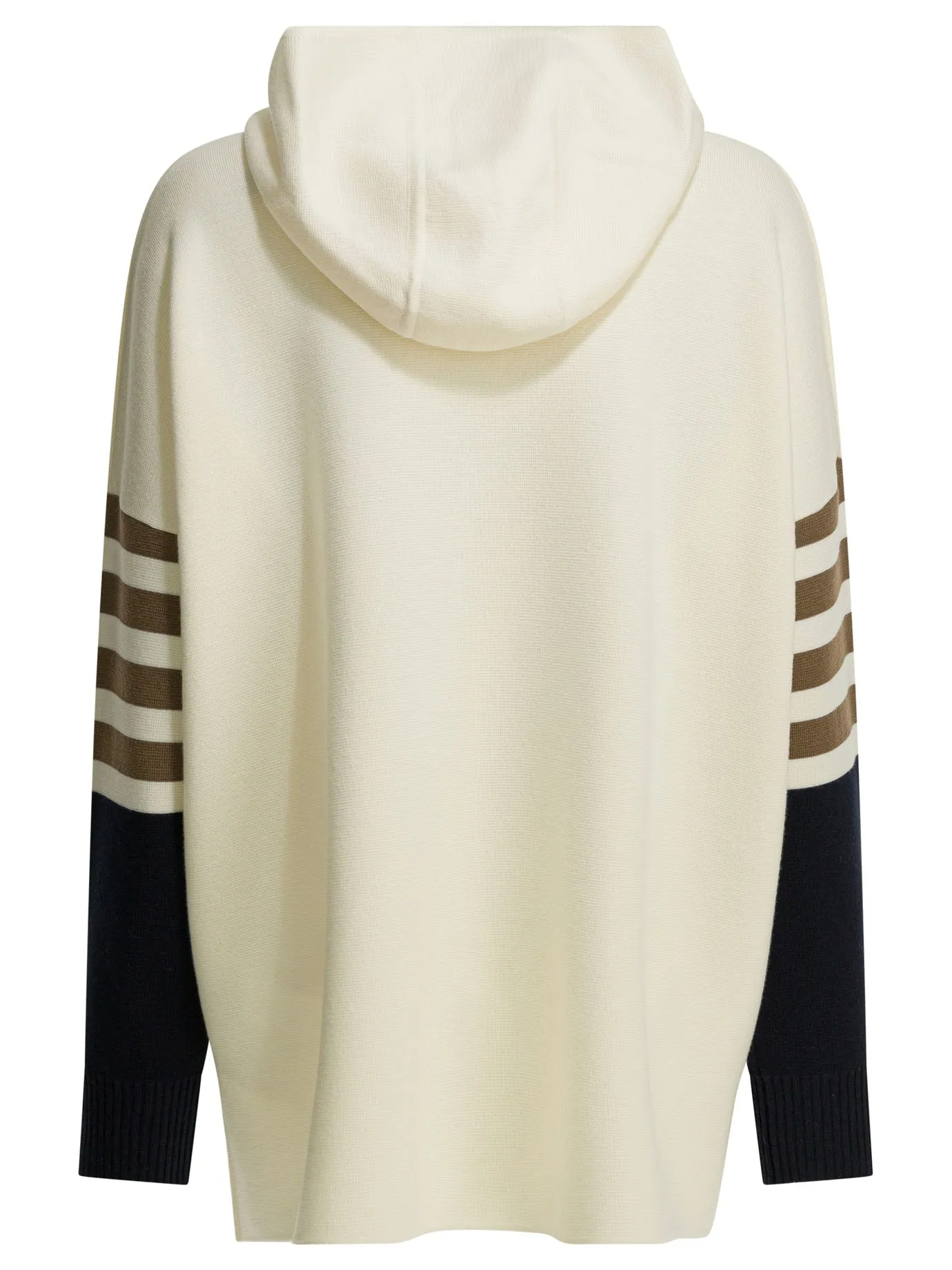 Virgin Wool Hooded Sweater Knitwear White sold by Wanan Luxury product image thumbnail 2