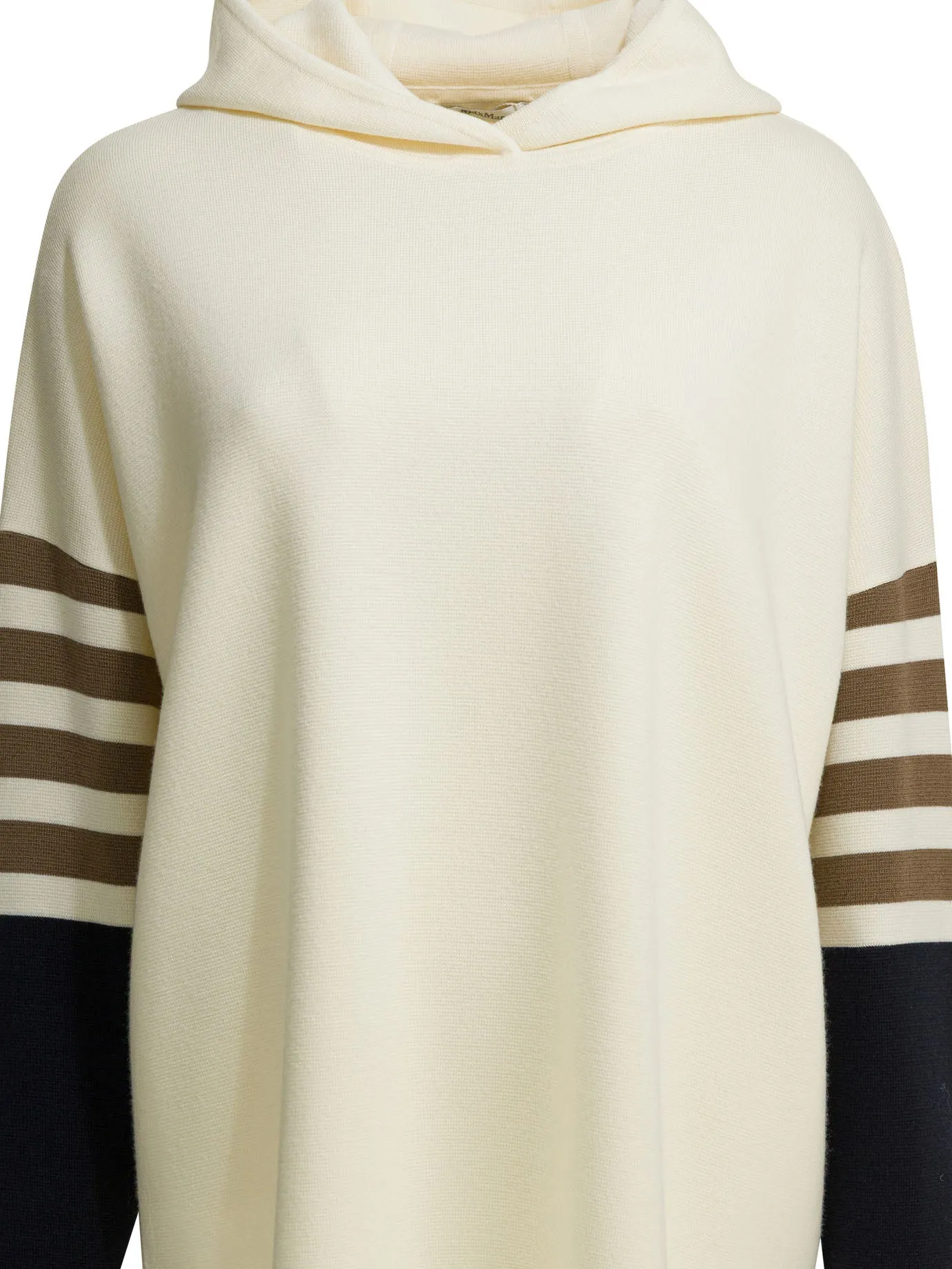 Virgin Wool Hooded Sweater Knitwear White sold by Wanan Luxury product image thumbnail 3