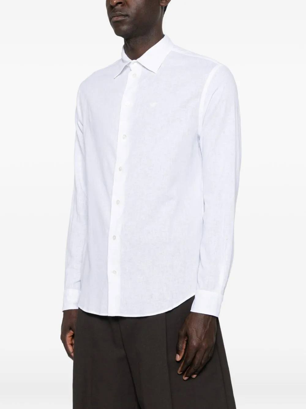 Linen Blend Shirt sold by Wanan Luxury product image thumbnail 5