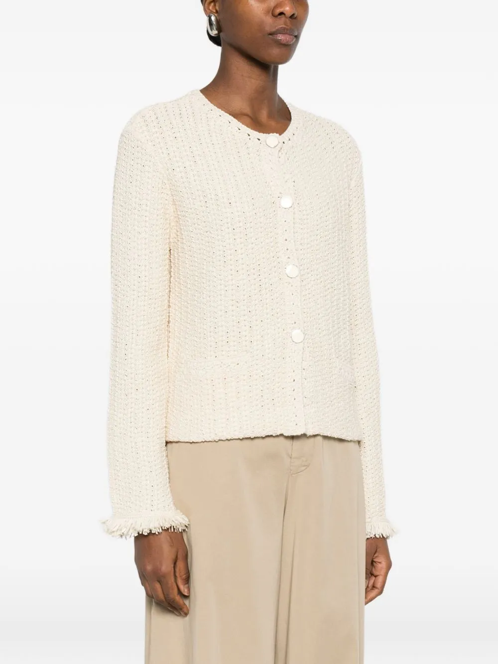 Cotton Blend Blazer Jacket sold by Wanan Luxury product image thumbnail 4
