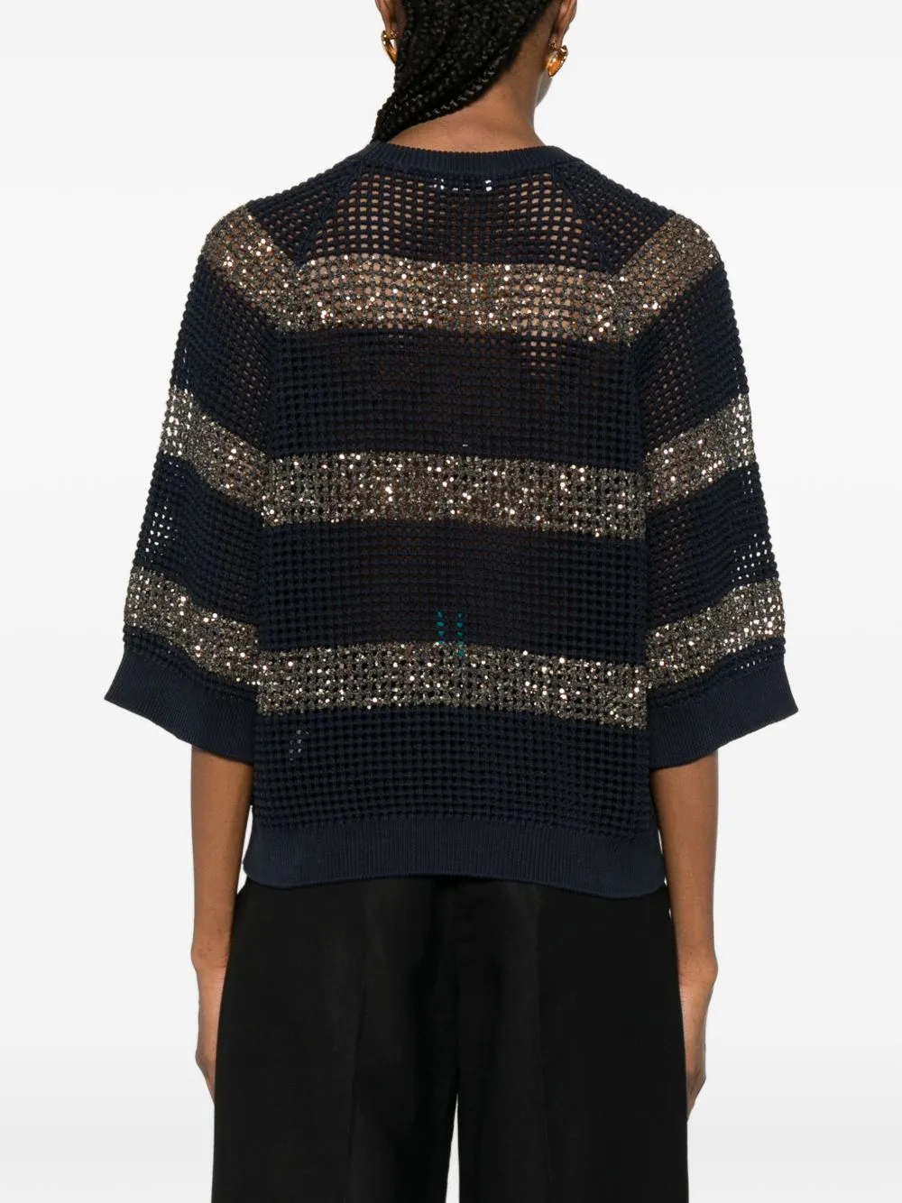 Cotton Crewneck Sweater sold by Wanan Luxury product image thumbnail 4