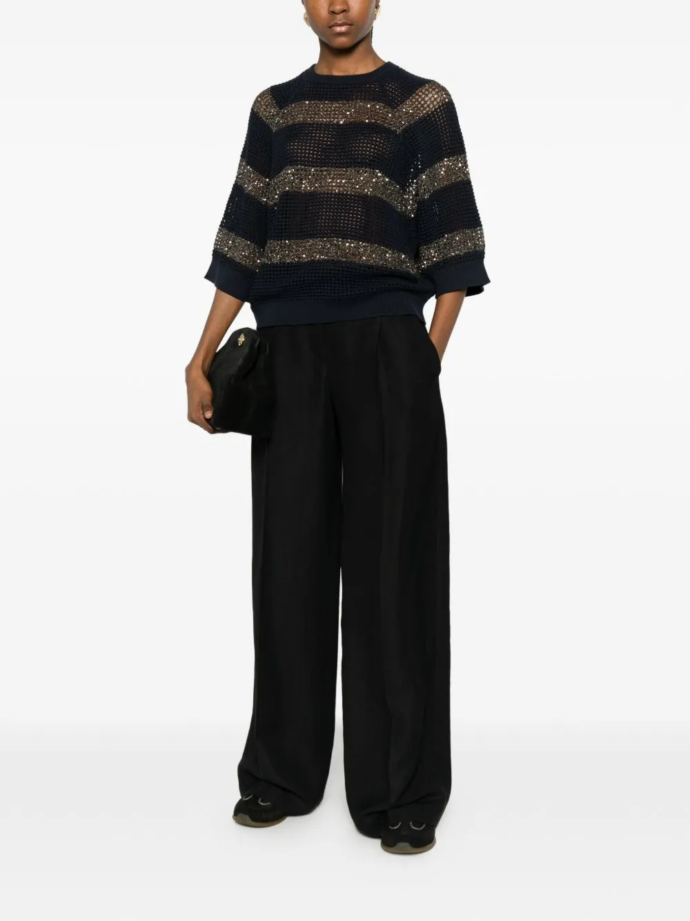 Cotton Crewneck Sweater sold by Wanan Luxury product image thumbnail 5