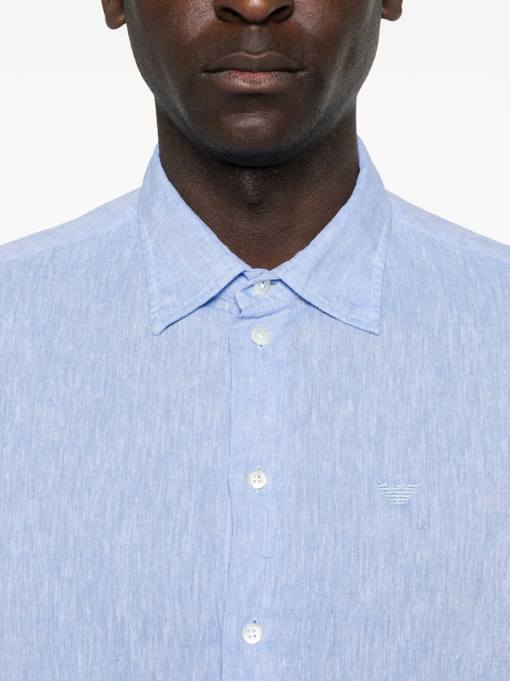 Linen Blend Shirt sold by Wanan Luxury product image thumbnail 4