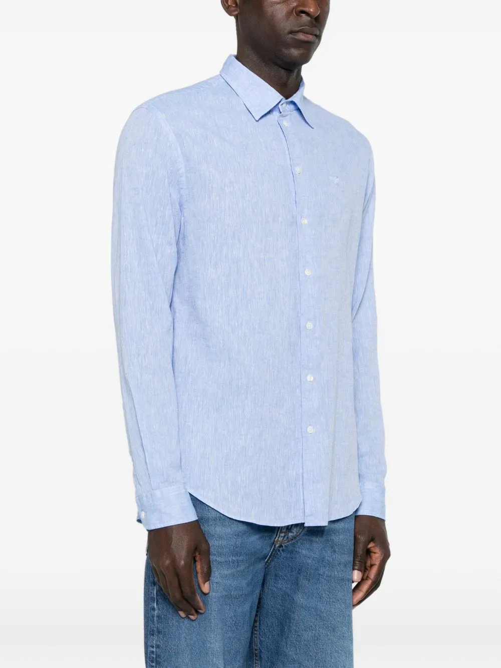 Linen Blend Shirt sold by Wanan Luxury product image thumbnail 5