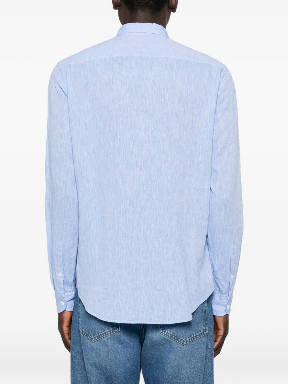 Linen Blend Shirt sold by Wanan Luxury product image thumbnail 3