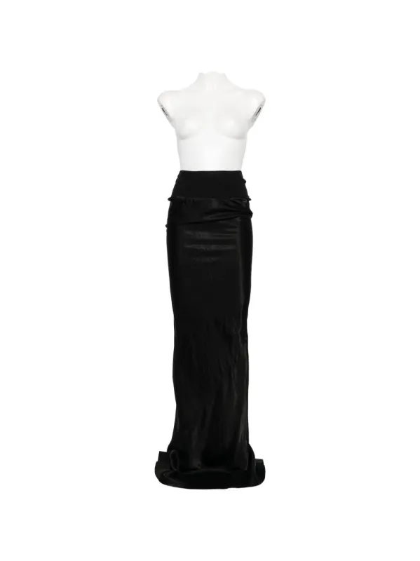 Rucked Long Skirt sold by Wanan Luxury