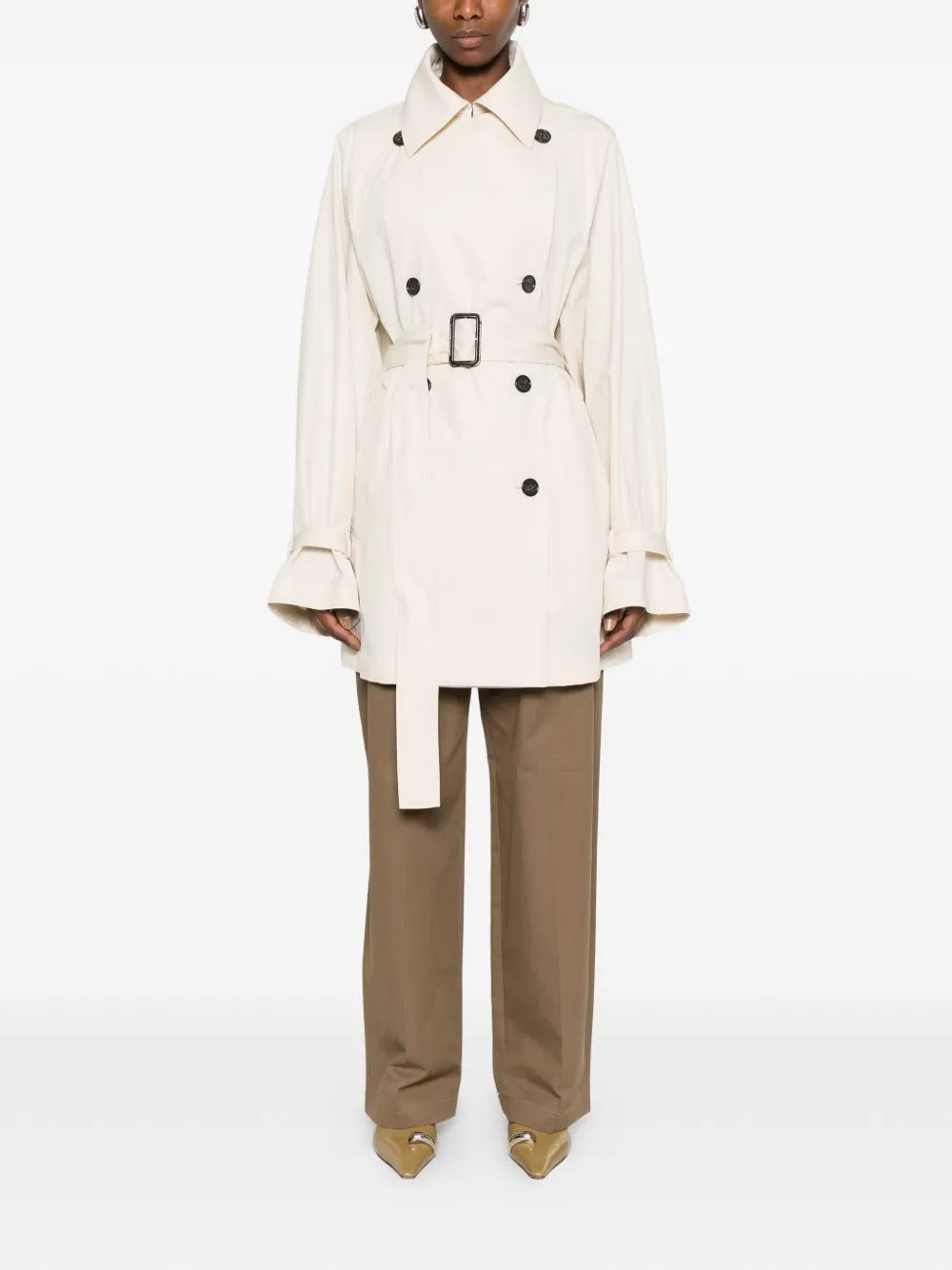 Cotton Trench Coat sold by Wanan Luxury product image thumbnail 4