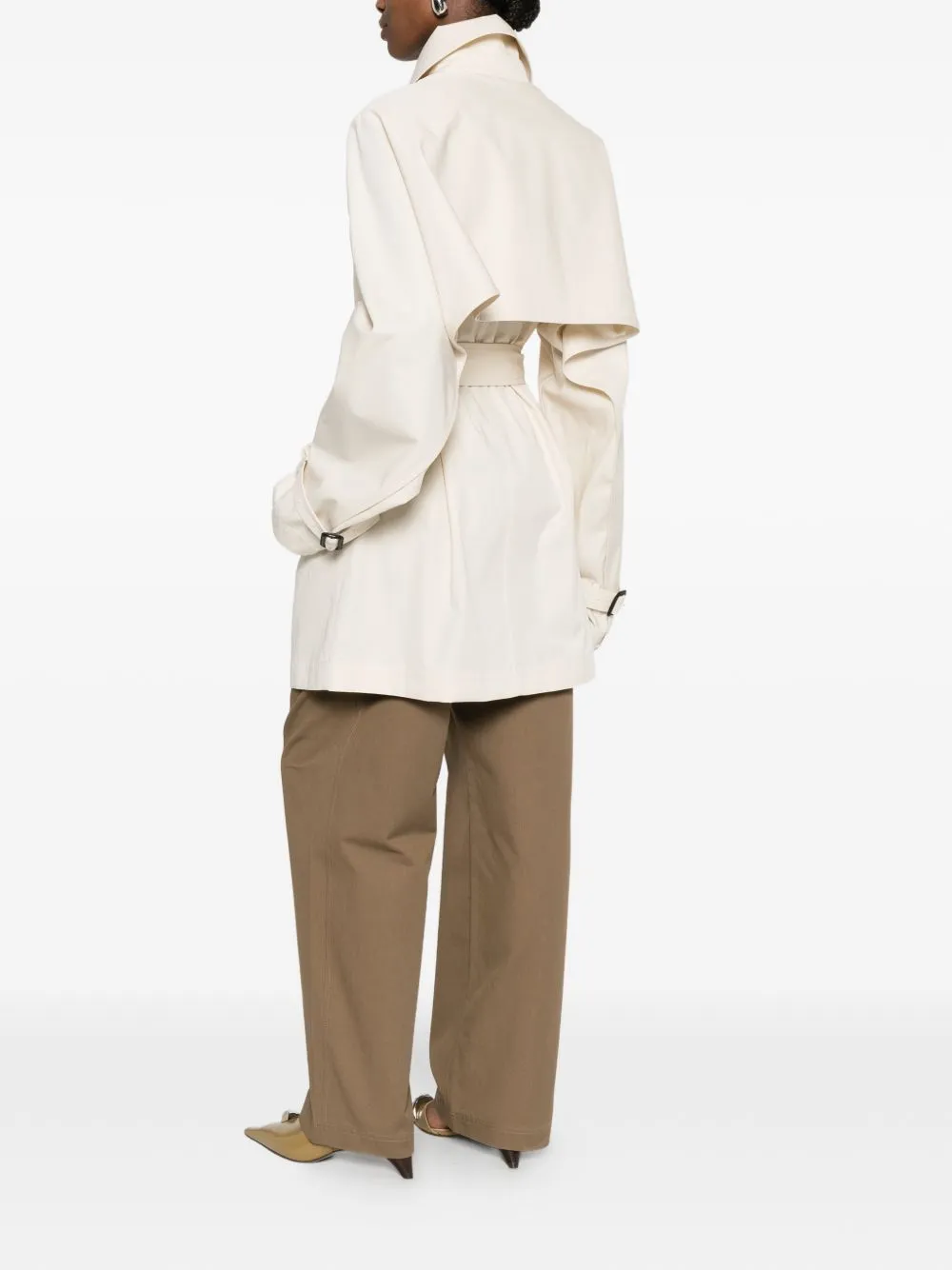 Cotton Trench Coat sold by Wanan Luxury product image thumbnail 5