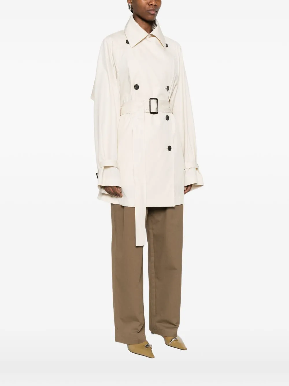 Cotton Trench Coat sold by Wanan Luxury product image thumbnail 2