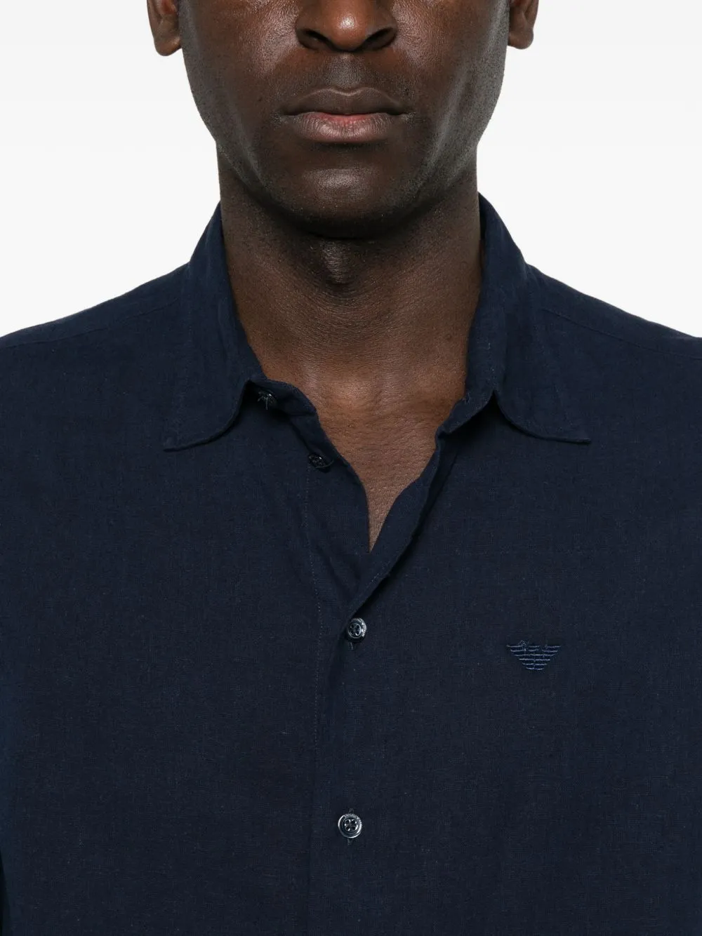 Linen Blend Shirt sold by Wanan Luxury product image thumbnail 5