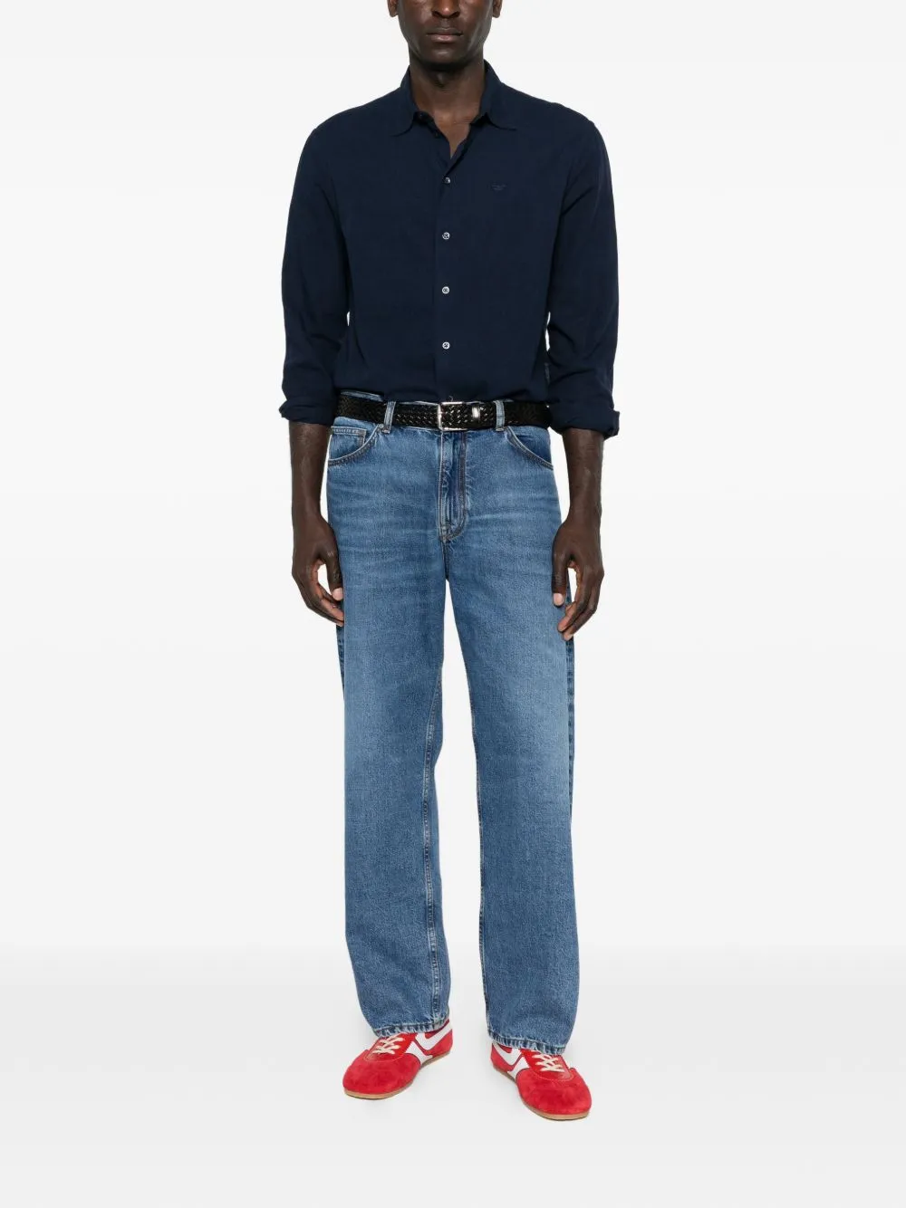 Linen Blend Shirt sold by Wanan Luxury product image thumbnail 3