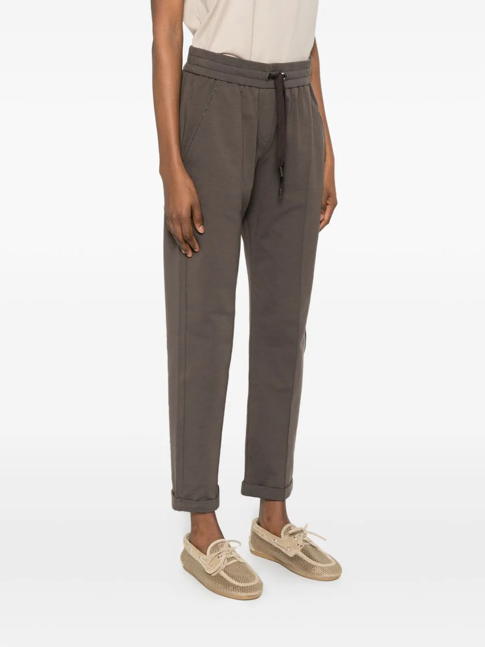 Cotton Drawstring Trousers sold by Wanan Luxury product image thumbnail 3