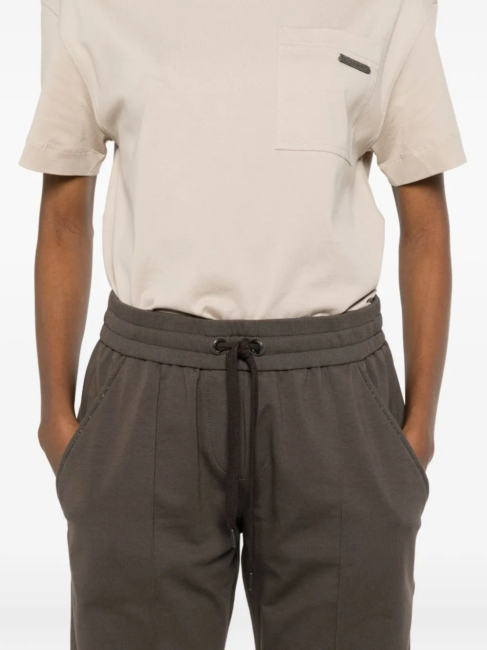 Cotton Drawstring Trousers sold by Wanan Luxury product image thumbnail 4