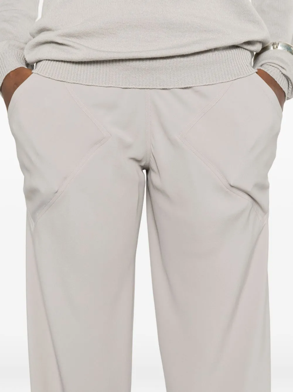 Silk Blend Trousers sold by Wanan Luxury product image thumbnail 3